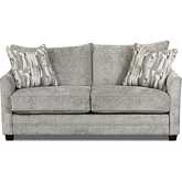 Juniper 72" Full Sleep Sofa in Elephant Grey Chenille Fabric